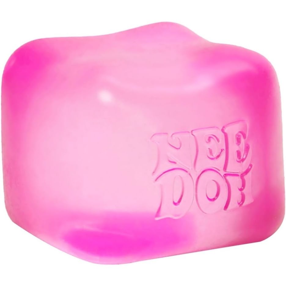 NeeDoh Nice Cube ¨C Solid Squish ¨C Pink